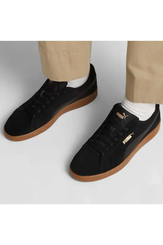 Smash 3.0 Unisex Black Sneaker Sports Shoe - 8