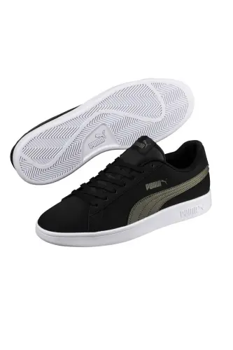 Smash V2 Buck Qora Haki Oq Erkaklar Sneaker Poyabzali 100352142-Qora HAKI 