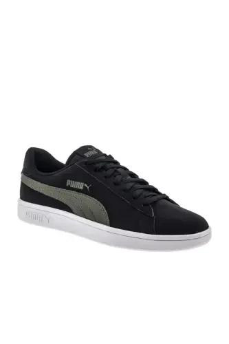 Smash V2 Buck Qora Haki Oq Erkaklar Sneaker Poyabzali 100352142-Qora HAKI - PUMA (1)