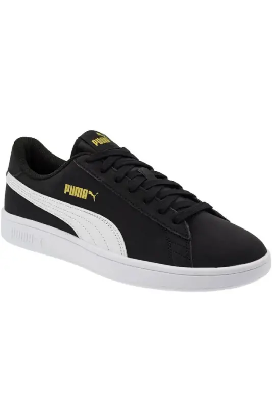 Smash V2 Buck Uniseks Spor Ayakkabı SİYAH BEYAZ-Siyah - 2