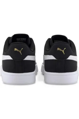 Smash V2 Buck Uniseks Spor Ayakkabı SİYAH BEYAZ-Siyah - 5