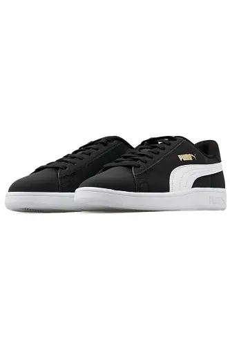 Smash V2 Buck Erkek Siyah Sneaker Ayakkabı 36516023 - Siyah-Beyaz - PUMA (1)