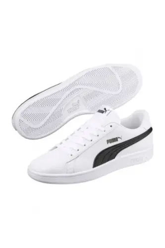 Smash V2 Buck - Unisex White Sneaker - White - 1