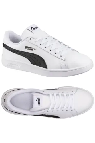 Smash V2 Buck - Unisex White Sneaker - White - 5