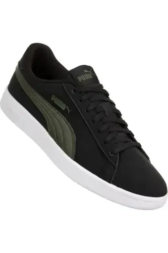 Smash V2 Unisex Sport Oyoq Kiyimi 36516005-Puma Black - PUMA (1)
