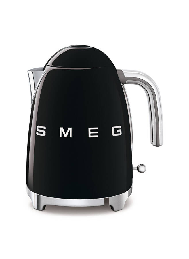 SMEG 50-yillarda Retro uslubidagi KLF03BLEU qora choynak - 1