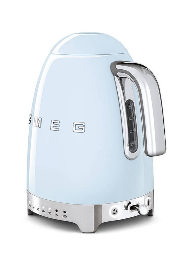 SMEG 50-yillarda Retro uslubidagi KLF04PBEU Pastel ko'k rangli haroratni boshqarishli choynak - 4