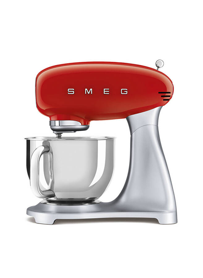 SMEG 50'ler Tarzı Retro SMF02RDEU Kırmızı Stand Mikseri - 1