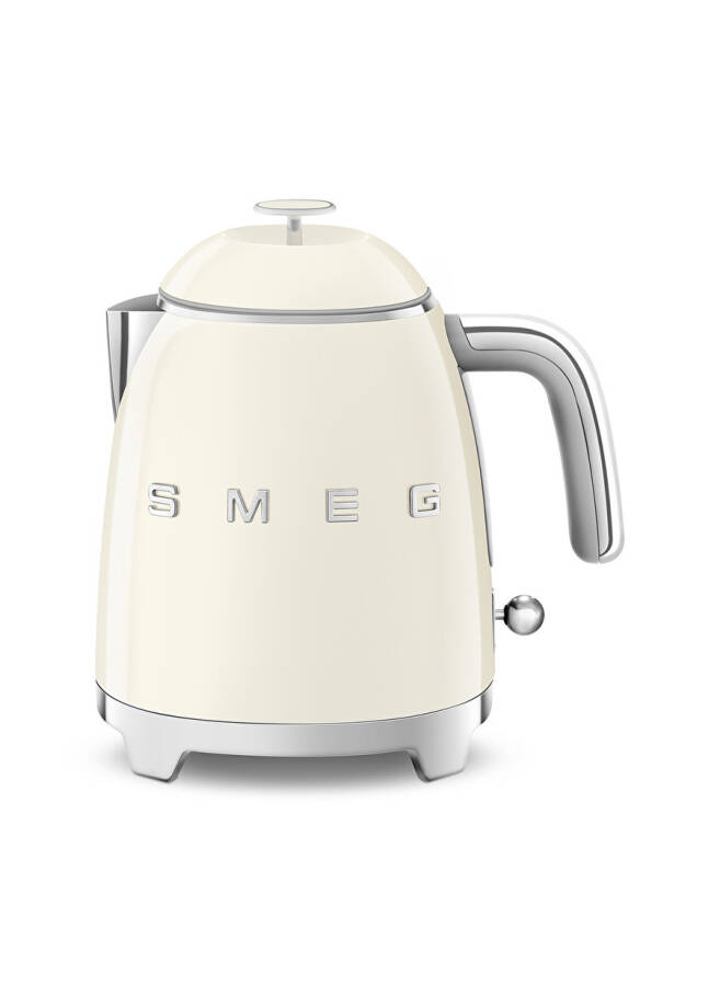 Smeg 50's Style KLF05CREU 0.8 Litre Cream Mini Kettle - 1