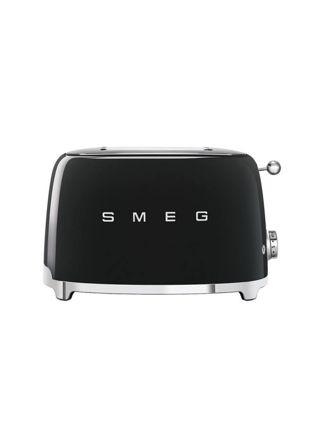 SMEG 50's Style Retro TSF01BLEU Black Toaster - 5