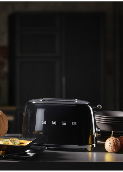 SMEG 50's Style Retro TSF01BLEU Black Toaster - 8