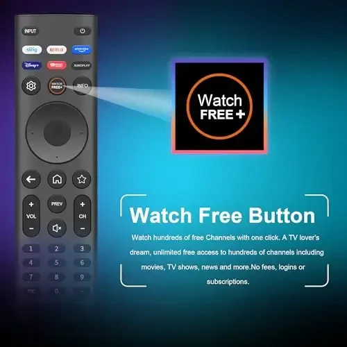 Сменный пульт дистанционного управления для Smart TV VIZIO - Универсальный пульт, совместимый с XRT140/ XRT136/ XRT260/ XRT270 и сериями D/E/M/P/V/PX/OLED, 4K UHD HDR SmartCast, LED LCD HD TV аксессуары - 5