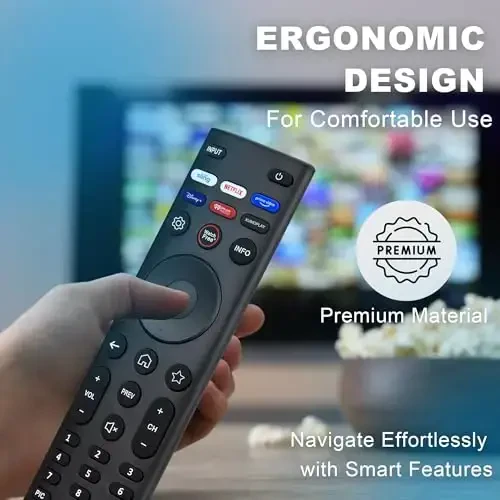 Сменный пульт дистанционного управления для Smart TV VIZIO - Универсальный пульт, совместимый с XRT140/ XRT136/ XRT260/ XRT270 и сериями D/E/M/P/V/PX/OLED, 4K UHD HDR SmartCast, LED LCD HD TV аксессуары - 6