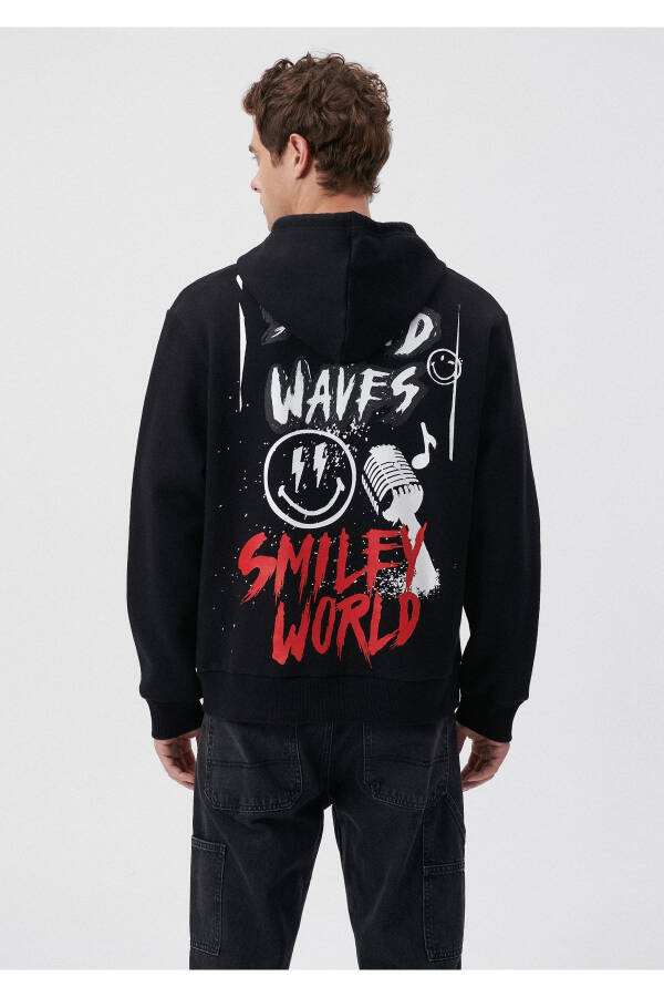 Smileyworld Siyah Sweatshirt 0611670-900 - 4