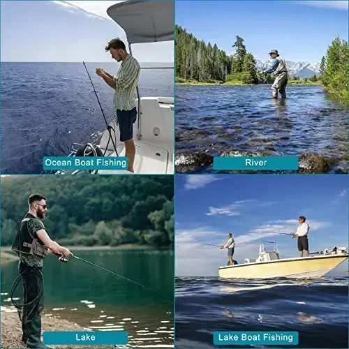 SMMYMGF Fishing Tackle Box with Wacky Rig Tool,Saltwater and Freshwater Lures Gear Kit Including Fishing Accessories and Equipment for Bass,Trout, Salmon - 5