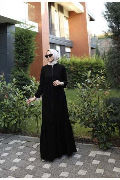 Smocked Abaya - MODA İNCIR (1)
