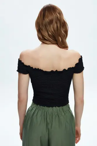 Smocked Blouse-001 - 5
