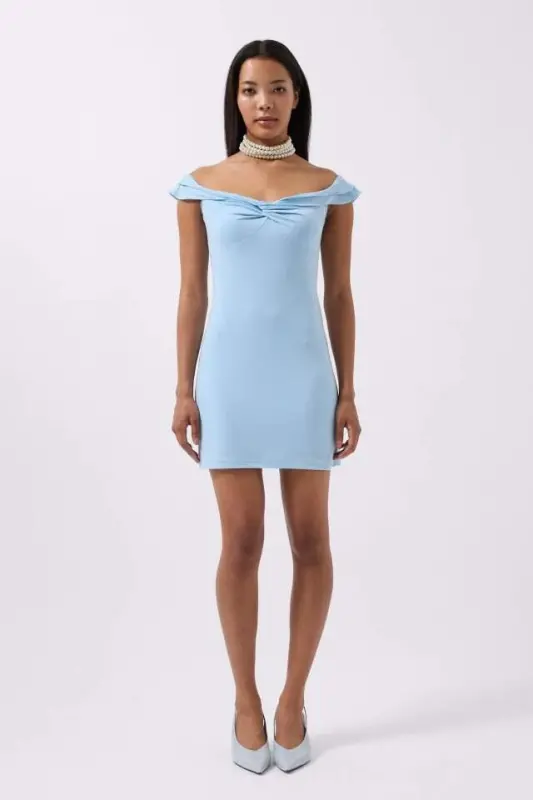 Smocked Detail Spaghetti Strap Mini Dress - 2