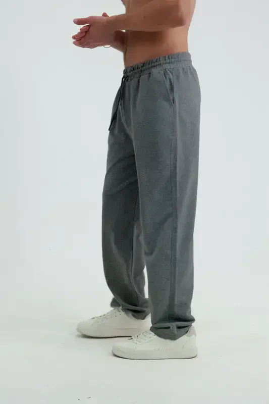 Smoked Baggy Sweatpants 2 Strands Wide Leg Full Mold-smoked - TKT