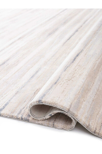 Smooth Soft Textured Non-Shedding Beige - Cream Modern Rug - VIVIANA HOME (1)