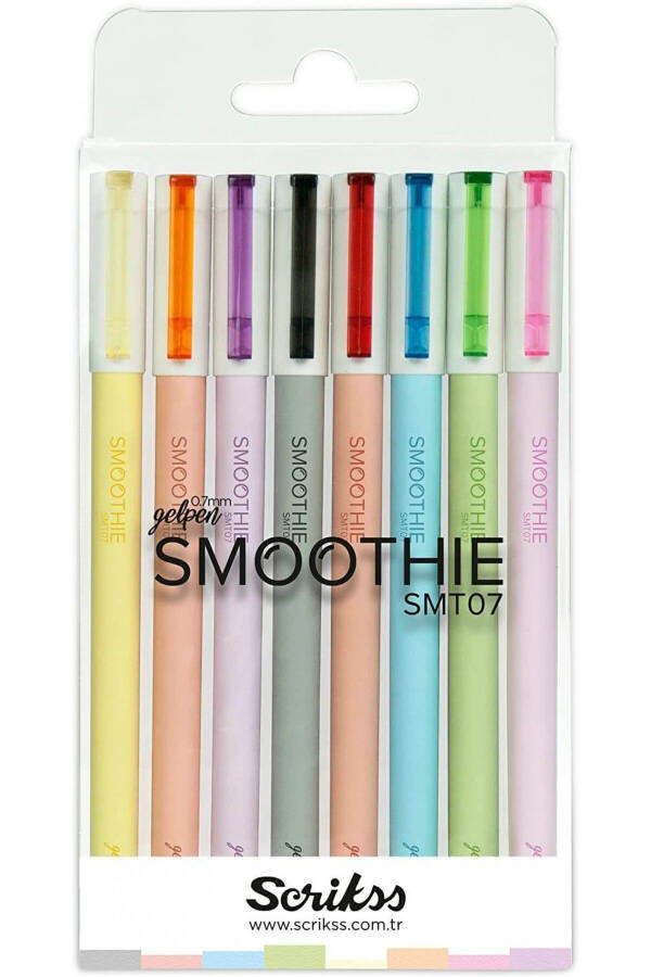 Smoothie 8-Piece Gel Pen Set - 1