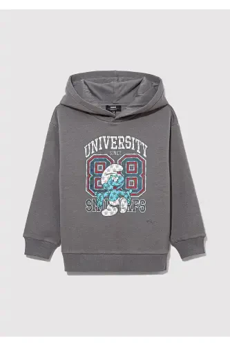 Smurfs Print Grey Sweatshirt 6S10085-80017 - 2