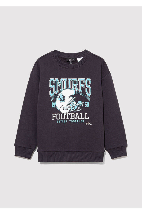 Smurfs Printed Anthracite Sweatshirt 6s10084-70087 - 2