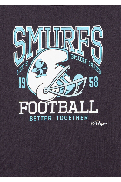 Smurfs Printed Anthracite Sweatshirt 6s10084-70087 - 4