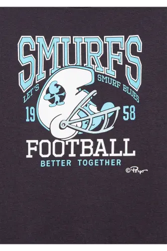 Smurfs Printed Anthracite Sweatshirt 6s10084-70087 - 5