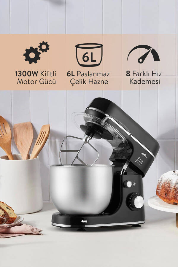 SMX-2769 Stand Mixer 1300 Watt 6 L - 2