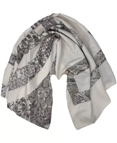Snake Print Scarf-Python - 3