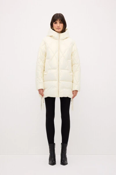 Snap Button Detailed Puffer Jacket - 3
