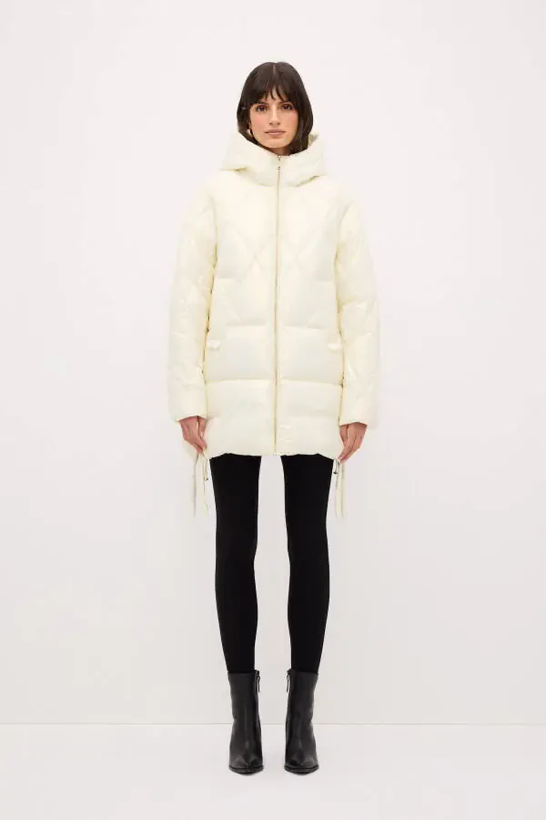 Snap Button Detailed Puffer Jacket - 3