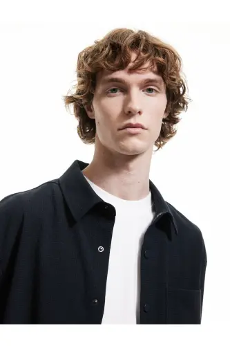 Snap Fastener Detailed Pocketed Regular Fit Viscose Blend - KOTON (1)