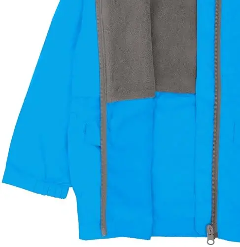 Snonook Toddler Rain Jacket - Microfleece Lined Kids Rain Jacket - Girls Rain Jacket - Boys Rain Jacket - Toddler Rain Coat - 5