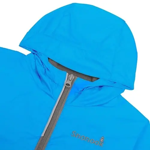 Snonook Toddler Rain Jacket - Microfleece Lined Kids Rain Jacket - Girls Rain Jacket - Boys Rain Jacket - Toddler Rain Coat - 6