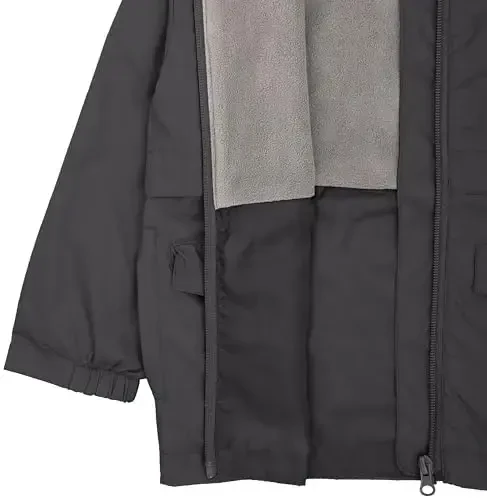 Snonook Toddler Rain Jacket - Microfleece Lined Kids Rain Jacket - Girls Rain Jacket - Boys Rain Jacket - Toddler Rain Coat - 5