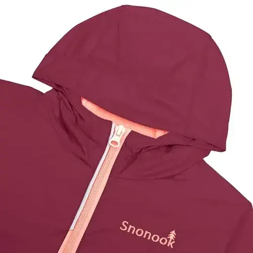 Snonook Toddler Rain Jacket - Microfleece Lined Kids Rain Jacket - Girls Rain Jacket - Boys Rain Jacket - Toddler Rain Coat - 6