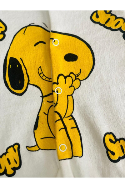 Snoopy naqshli chaqaloq kombinezoni - PİRİNÇ BEBE (1)