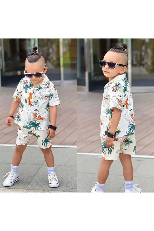 Snoopy Shorts Set for Boys 11518 - 1