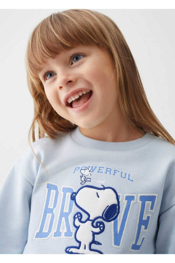 Snoopy tasvirlangan futbolka - 6