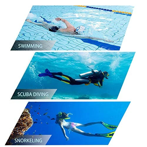 Snorkel Mask Snorkeling Set for Adults and Youth, Diving mask and Full Dry Snorkel Swim Googles is Suitable for Snorkeling, Dive Scuba Diving, Swimming - 7
