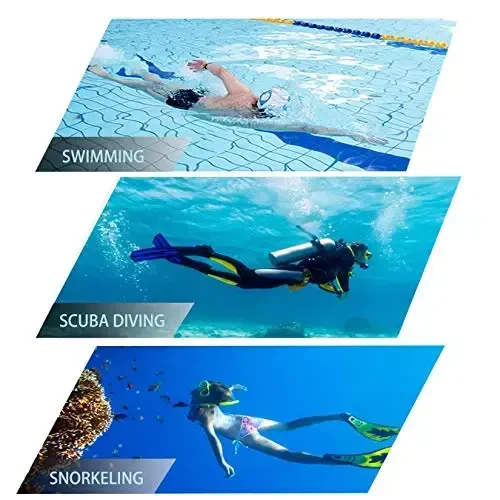 Snorkel maskasi Kattalar va yoshlar uchun snorkeling to'plami, sho'ng'in maskasi va to'liq quruq snorkel suzish ko'zoynaklari Snorkeling, sho'ng'in, suv ostida suzish, suzish uchun mos keladi - 7