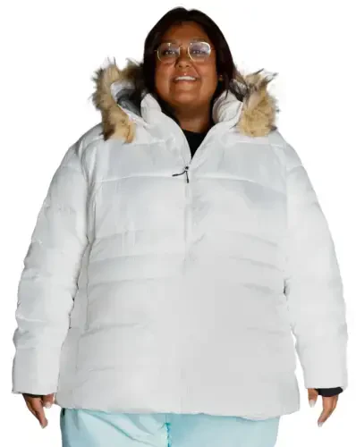 Snow Country Outerwear Women's Plus Size 1X-6X Ski Coat Jacket Luna Down Alternative - 1