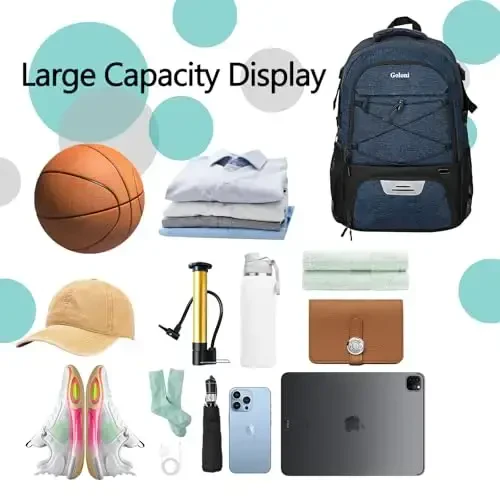 Soccer Backpack for Men and Women,Sports Bag with Ball Compartment,Gym Backpack with Shoe Compartment - MODAZONE (1)