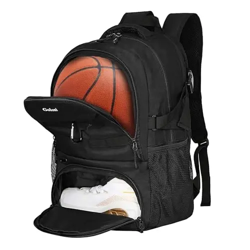 Soccer Backpack for Men and Women,Sports Bag with Ball Compartment,Gym Backpack with Shoe Compartment - 1