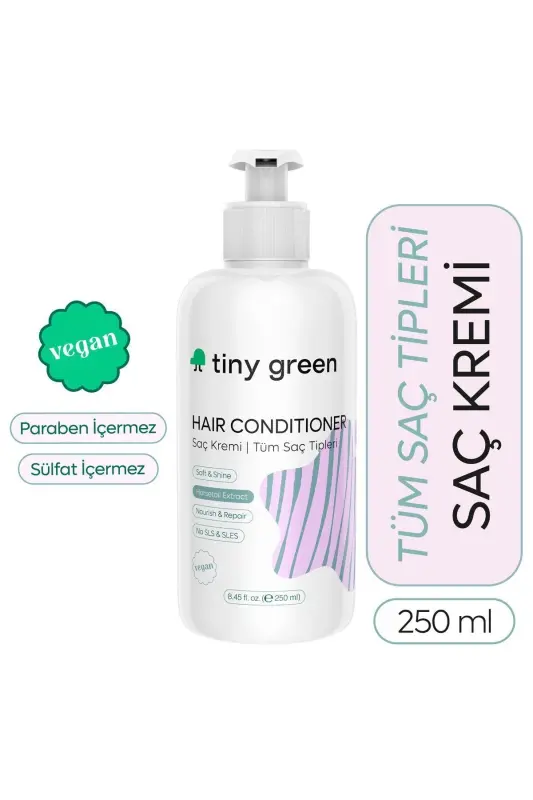 Soch Kremi Barcha Soch Turlari Uchun 250 ml - TINY GREEN
