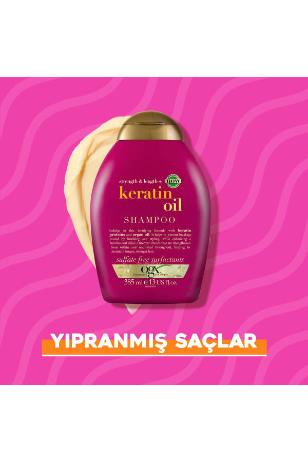 Soch sinishga qarshi Keratin Oil Sulfatsız Shampo 385 ml - 10