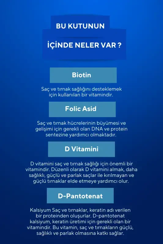 Soch va tirnoq vitamini Chaynab olinadigan vegan gummy biotin 5000, D vitamini, Sink, Folat kislotasi, Otquyruq - VITA CEEL