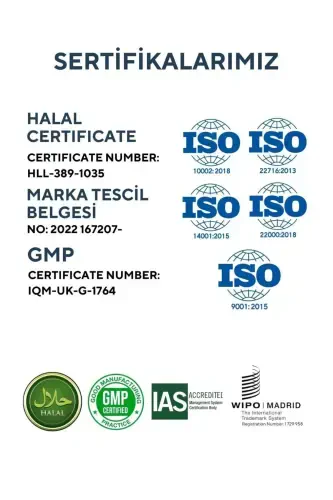 Soch va tirnoq vitamini Chaynab olinadigan vegan gummy biotin 5000, D vitamini, Sink, Folat kislotasi, Otquyruq - 7